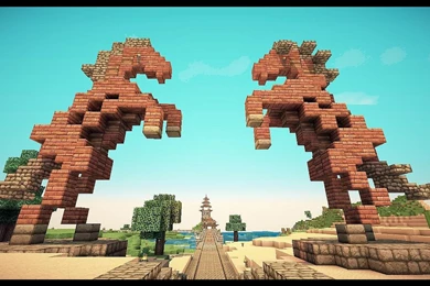 Minecraft Neverending Story Inspired Wallpapers