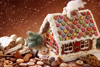 1920x1080 Biscuit, December Festive, Candyland, Gingerbread ...