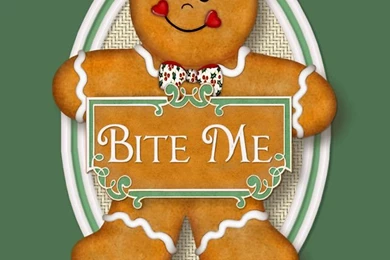Bite Me Gingerbread Man