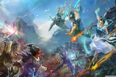 Jade Dynasty Battle HD Desktop Wallpapers : Fullscreen : Dual Monitor