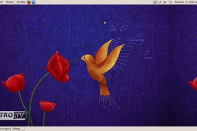 Ubuntu 9.10 (Karmic Koala)   Animated Wallpapers Clock   YouTube