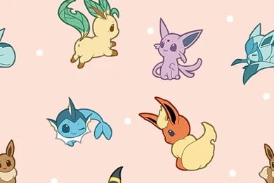 Eevee Seamless By 216th ... Jolteon, Sylveon, Leafeon, Espeon ...