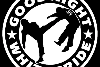 Good Night White Pride Antifa Logo Sticker Design By Kiriltodorov ...