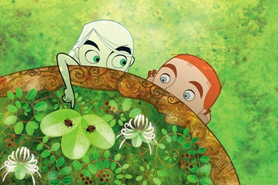 Insular Style Of The Secret Of Kells