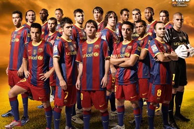 Barcelona Fc Team Wallpapers