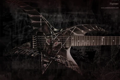 DeviantArt: More Like Baphomet Guitar By EsP lTd