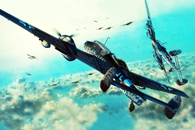WWII Aircraft In Mission   HD Wallpapers Widescreen   2560x1600