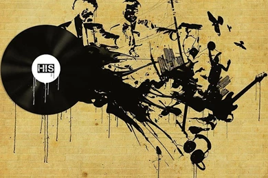 Music Digital Graffiti Wallpapers Free Desktop Backgrounds And ...