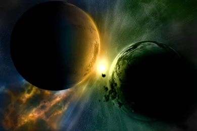 Space Planet Light Stars Wallpapers   DreamLoveWallpapers