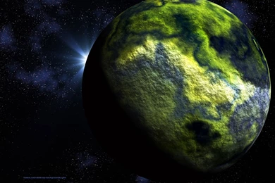 Desktop, Background, Planet, Scifi, Planets, Green (