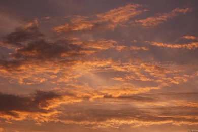 MLeWallpapers.com   Sunset Clouds I