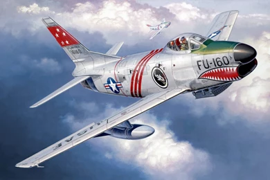 Artwork, Military, F 86 D Sabre, Jet, Painting Wallpaper,artwork ...