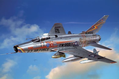 7 North American F 100 Super Sabre HD Wallpapers