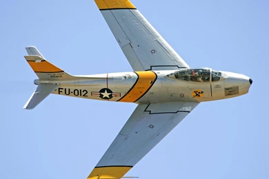 Military: North American F 86F Sabre Usaf Jet Fighter 86F ...