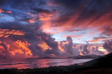 Seaside Sunset Sky Clouds Wallpaper,Seaside HD Wallpaper,Sunset HD ...