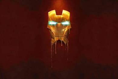 Melting Iron Man Mask   HD Wallpapers