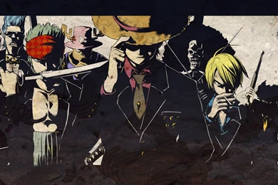 One Piece Wallpapers 1920x1200 One Luffy Zoro Sanji Chopper ...