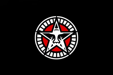 Black Face Obey Red Star White