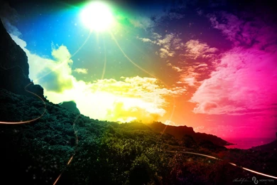 Hd Sky Rainbow And Color Light Backgrounds Widescreen And HD ...