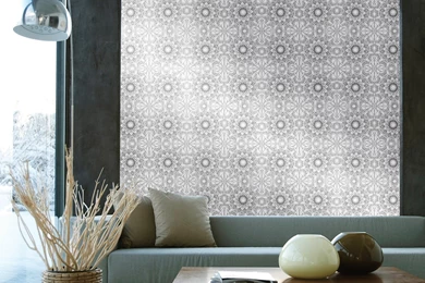 Medallion Self Adhesive Wallpapers In Platinum Design By Tempaper ...