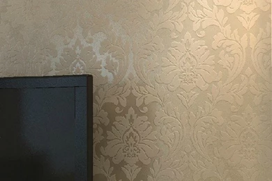 Non Woven Metallic Wallpapers Modern Backgrounds Wall Wallpapers ...