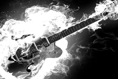 Smoke Guitar Wallpapers