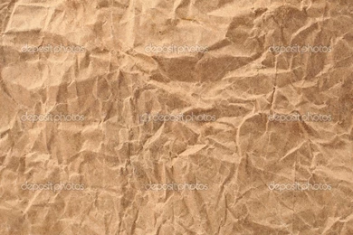 Crumpled Paper Bag Texture With Brown Paper B 20950