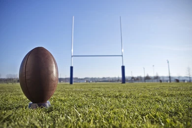 Rugby Ball On The Field 1740x981px