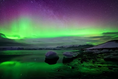 Northern Lights Iceland Aurora Borealis HD Wallpapers ...