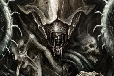 Tributes To H.R. Giger I Compiled Into A Wallpaper.   Album On Imgur