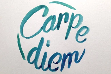 Carpe Diem Calligraphy By Pica ae On DeviantArt