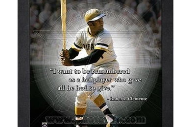 Roberto Clemente Baseball Quotes. QuotesGram