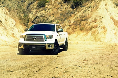 Download Wallpapers 3840x2400 Toyota, Tundra, White, Front View ...