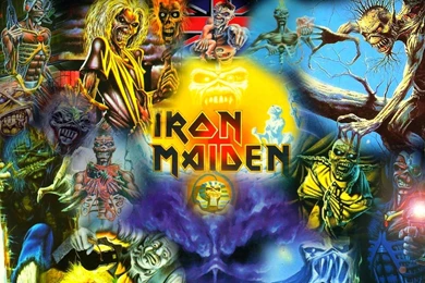 IRON MAIDEN Heavy Metal Power Artwork Fantasy Dark Evil Eddie ...