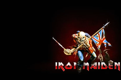 IRON MAIDEN Heavy Metal Power Artwork Dark Evil Eddie Skull Poster ...