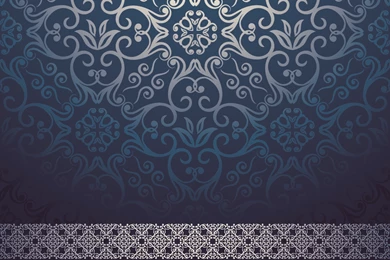 Backgrounds &Amp; Textures Vector : Free Blue Vintage Floral ...