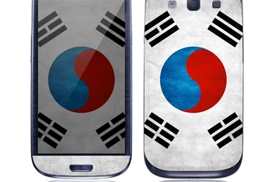 Samsung Galaxy S III, S3 Decal Skin   Flag Of South Korea