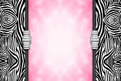 WalliePad Wallpapers For IPad: Zebra Print Bling iPad Wallpapers