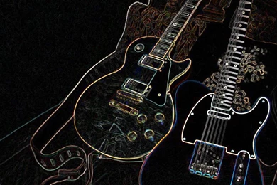 Gibson Les Paul Fender Telecaster Wallpapers   (