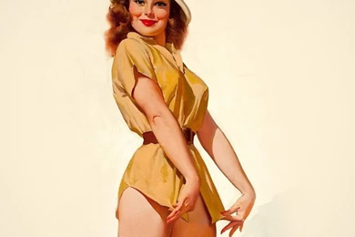 Pinup Girl Illust Art