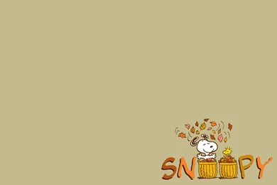 Snoopy Autumn Wallpapers   Wallpapers Zone