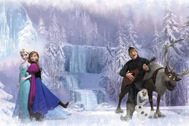 Disney Frozen XL Sized Wallpapers Mural   RoomMates Decor Australia