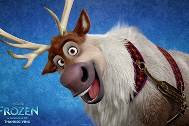 Sven The Reindeer From Disney's Frozen Desktop Wallpapers