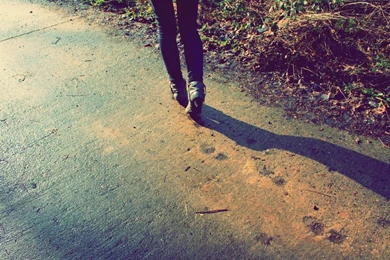 Walking In Someones Footsteps. By MeinNicht On DeviantArt