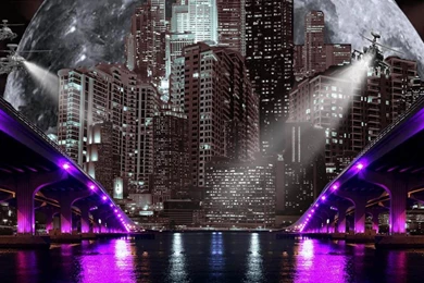 DARK CITY WALLPAPER   (