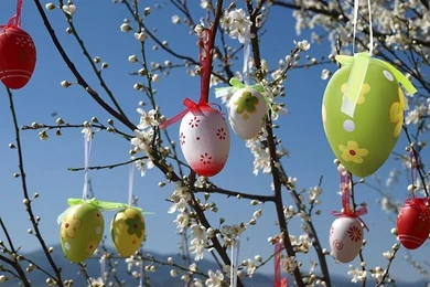 Happy Easter Wallpapers With Eggs