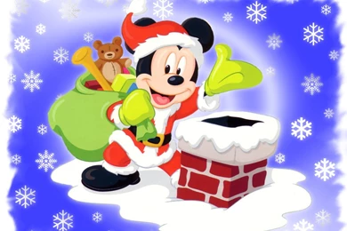 Mickey Mouse Christmas Christmas Wallpapers (2735419) Fanpop