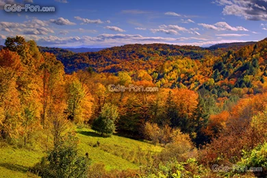 Download Wallpapers Valley Of Fall Color, Autumn, Vermont Free ...