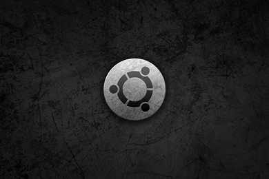 Download Wallpapers 2560x1440 Ubuntu, Gray, Black, Circle, Logo ...