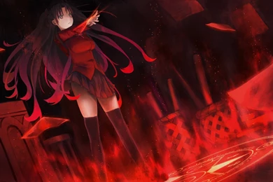 Fate Stay Night Huang (phoenix) Tohsaka Rin Wallpapers